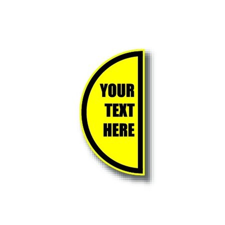 Ergomat 12in x 24in HALF SIGNS - Your Text Here / Custom Right DSV-SIGN 288 #0622RIGHT -UEN